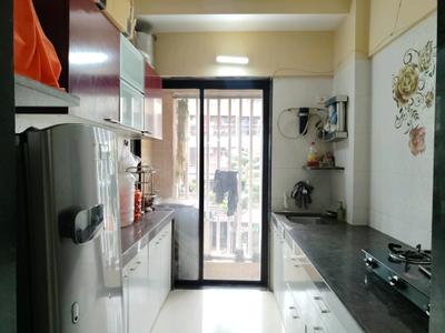 Kitchen Image of 650 Sq.ft 1 BHK Apartment / Flat for sale in Veena Dynasty Ph II, Nalasopara East Nala Sopara for Rs. 4550000