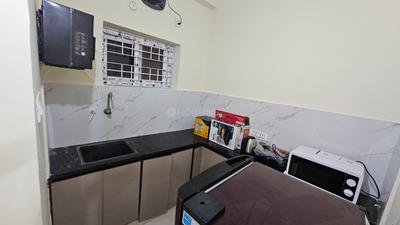 Kitchen Image of 700 Sq.ft 1 BHK Apartment / Flat for rent in Madhapur Hyderabad for Rs. 32000