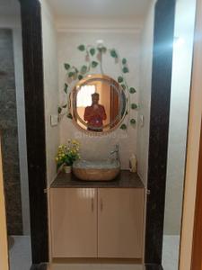 Bathroom Image of 1250 Sq.ft 3 BHK Apartment / Flat for rent in Roongta Serenity, Prabhat Colony Nashik for Rs. 20000