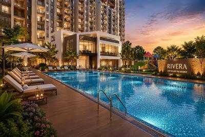Image of 888 Sq.ft 2 BHK Apartment / Flat for sale in Ekansh Rivera, Moshi, Pune for Rs. 5503000