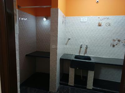 Kitchen Image of 800 Sq.ft 1 BHK Builder Floor for rent in Sahakara Nagar Bengaluru for Rs. 13000