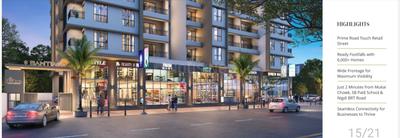 Image of 1373 Sq.ft 3 BHK Apartment / Flat for sale in Santiago Skytown, Kiwale, Pune for Rs. 9200000