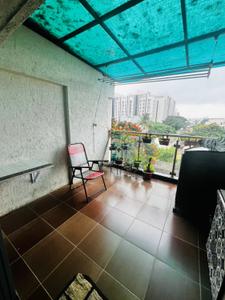 Balcony Image of 1050 Sq.ft 2 BHK Apartment / Flat for rent in Siddhesh Optimus, Viman Nagar Pune for Rs. 50000