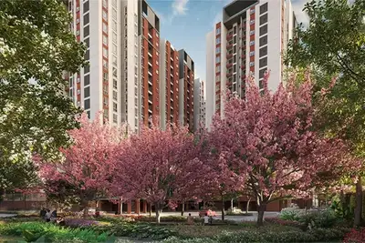 Image of 1107 Sq.ft 2 BHK Apartment / Flat for sale in Provident Bayscape, Kelambakkam, Chennai for Rs. 8100000
