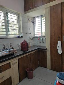 Kitchen Image of 1200 Sq.ft 2 BHK Builder Floor for rent in Mahalakshmi Nagar Indore for Rs. 22000