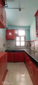 Kitchen Image of 1250 Sq.ft 3 BHK Apartment / Flat for rent in Rudra Sanskriti, Sunderpur Varanasi for Rs. 22000