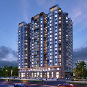 Image of 1198 Sq.ft 2 BHK Apartment / Flat for sale in Ashiana Malhar, Hinjawadi, Pune for Rs. 7400000