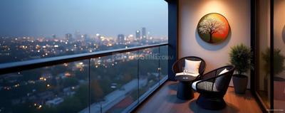 Balcony Image of 771 Sq.ft 2 BHK Apartment / Flat for sale in Crystal Prime Meridian, Ghatkopar East Mumbai for Rs. 14700000