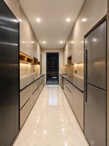 Kitchen Image of 1020 Sq.ft 4 BHK Builder Floor for sale in Aakriti Infra Luxury Apartment 3, Najafgarh New Delhi for Rs. 12000000