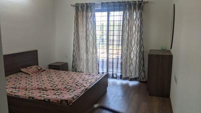 Bedroom Image of 1500 Sq.ft 3 BHK Apartment / Flat for rent in Skyi Songbirds , Bhugaon Pune for Rs. 35000
