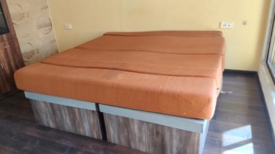 Bedroom Image of 1225 Sq.ft 2 BHK Apartment / Flat for rent in Paradise Sai Crystals, Kharghar Navi Mumbai for Rs. 40000