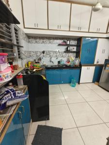 Kitchen Image of 1255 Sq.ft 1 BHK Apartment / Flat for rent in Makarba Ahmedabad for Rs. 20000