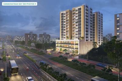 Image of 2430 Sq.ft 3 BHK Apartment / Flat for sale in Vandematram Sky 100, Thaltej, Ahmedabad for Rs. 17500000