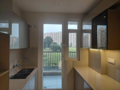 Kitchen Image of 1900 Sq.ft 3 BHK Apartment / Flat for sale in Krishna Atlantis Grand, Bhabat Zirakpur for Rs. 14440000