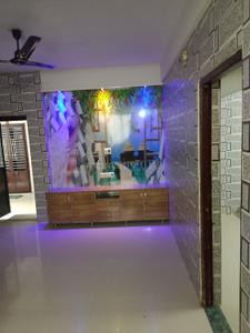 Hall Image of 1200 Sq.ft 1 BHK Apartment / Flat for rent in Sargasan Gandhinagar for Rs. 15000