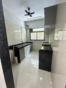 Kitchen Image of 840 Sq.ft 2 BHK Apartment / Flat for rent in Mulund East Mumbai for Rs. 45000