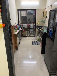 Kitchen Image of 550 Sq.ft 1 BHK Apartment / Flat for rent in Neelam Nagar, Mulund East Mumbai for Rs. 34500
