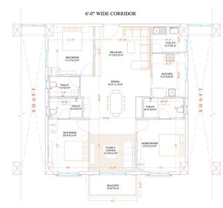 Image of 1848 Sq.ft 3 BHK Apartment / Flat for sale in Urbanyx Court, Arya Village, Bhubaneswar for Rs. 14800000