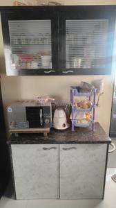 Kitchen Image of 1150 Sq.ft 3 BHK Apartment / Flat for rent in Sunpharma Road Vadodara for Rs. 25000