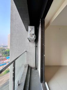 Balcony Image of 600 Sq.ft 1 BHK Apartment / Flat for rent in Unique Vistas, Thane West Thane for Rs. 35000