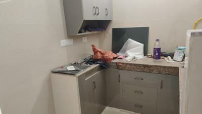 Kitchen Image of 550 Sq.ft 1 BHK Independent House for rent in Rampur Jagir Greater Noida for Rs. 16000