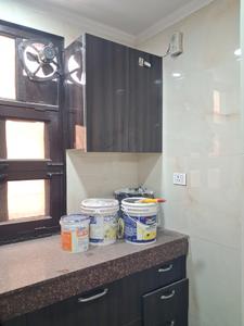 Kitchen Image of 750 Sq.ft 1 BHK Builder Floor for rent in Ramesh Nagar New Delhi for Rs. 22000