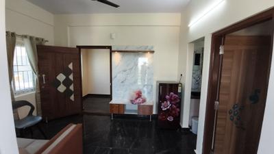 Living Room Image of 700 Sq.ft 1 BHK Builder Floor for rent in Mahadevapura Bengaluru for Rs. 27500