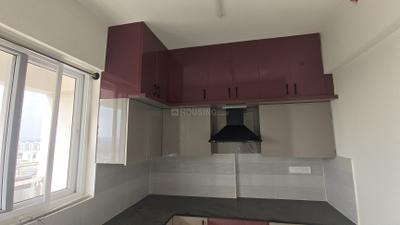 Kitchen Image of 1500 Sq.ft 3 BHK Apartment / Flat for rent in Mana Capitol Apartment, Carmelaram Bengaluru for Rs. 64000