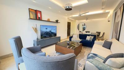 Living Room Image of 2925 Sq.ft 4 BHK Builder Floor for rent in Hauz Khas New Delhi for Rs. 330000