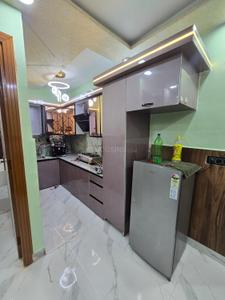Kitchen Image of 540 Sq.ft 2 BHK Builder Floor for rent in Nawada New Delhi for Rs. 16500
