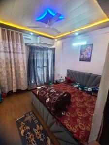 Bedroom Image of 585 Sq.ft 1 BHK Apartment / Flat for rent in Aditya Urban Homes, Bamheta Village Ghaziabad for Rs. 13000
