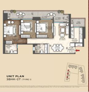 Image of 1800 Sq.ft 3 BHK Apartment / Flat for sale in Signature Global Sarvam, Sector 37D, Gurgaon for Rs. 30000000