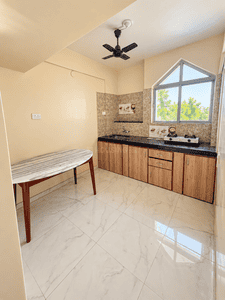 Kitchen Image of 600 Sq.ft 1 BHK Apartment / Flat for rent in Koregaon Park Pune for Rs. 30000