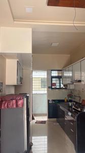 Kitchen Image of 950 Sq.ft 2 BHK Apartment / Flat for rent in Magarpatta Iris, Magarpatta City Pune for Rs. 45000