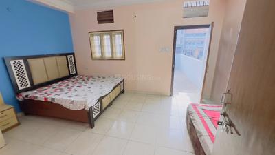 Bedroom Image of 1500 Sq.ft 3 BHK Independent House for rent in Vishnu Puri Colony Indore for Rs. 20000