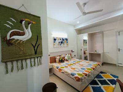 Bedroom Image of 420 Sq.ft 1 RK Builder Floor for rent in Sector 52 Gurgaon for Rs. 20500