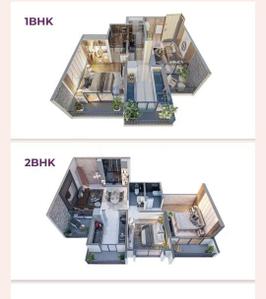 Image of 700 Sq.ft 1 BHK Apartment / Flat for sale in Kalyan West, Kalyan for Rs. 5500000