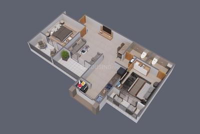 Image of 1116 Sq.ft 2 BHK Apartment / Flat for sale in Khushi Akshat, Dudulgaon, Pune for Rs. 5600000