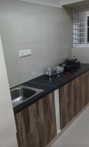Kitchen Image of 600 Sq.ft 1 BHK Independent House for rent in Mahadevapura Bengaluru for Rs. 25000