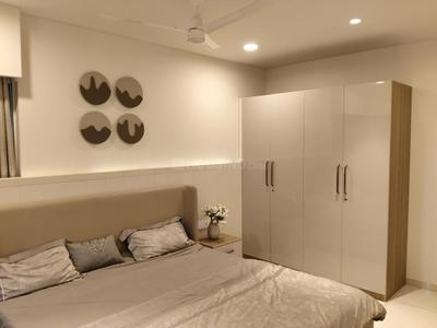 Bedroom Image of 3500 Sq.ft 4 BHK Apartment / Flat for rent in Adani Water Lily, Shantigram Ahmedabad for Rs. 90000