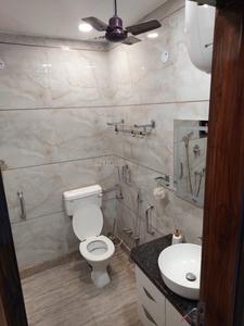 Bathroom Image of 1350 Sq.ft 3 BHK Builder Floor for rent in Shalimar Bagh New Delhi for Rs. 49000