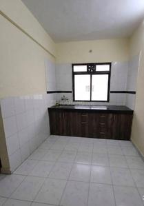 Kitchen Image of 650 Sq.ft 1 BHK Apartment / Flat for rent in Laxmi Narayan Complex, Kopar Khairane Navi Mumbai for Rs. 32000