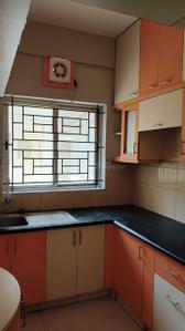 Kitchen Image of 1055 Sq.ft 3 BHK Apartment / Flat for rent in Suraj Trinity Sunrise, Sompura Bengaluru for Rs. 25000