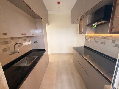 Kitchen Image of 1386 Sq.ft 3 BHK Apartment / Flat for rent in Meridian Park at The Prestige City, Dommasandra Bengaluru for Rs. 60000