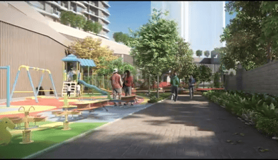 Image of 1460 Sq.ft 3 BHK Apartment / Flat for rent in Rosa Manhattan, Hiranandani Estate, Thane for Rs. 78000