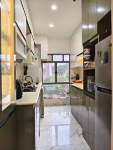 Kitchen Image of 1767 Sq.ft 3 BHK Apartment / Flat for sale in Kalikapur, EM Bypass Kolkata for Rs. 18500000