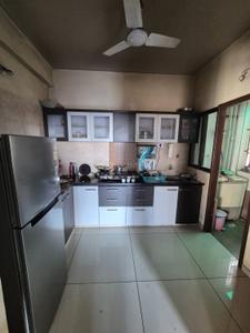 Kitchen Image of 1225 Sq.ft 2 BHK Apartment / Flat for rent in Darshanam Central Park, Sayajiganj Vadodara for Rs. 28000