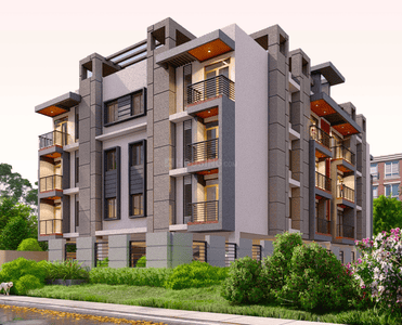 Image of 1430 Sq.ft 3 BHK Apartment / Flat for sale in Rehabari, Guwahati for Rs. 9792000