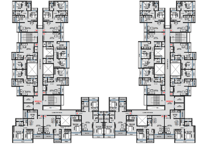 Image of 1100 Sq.ft 2 BHK Apartment / Flat for sale in Bhagwati Elysia II, Pushpak Nagar, Navi Mumbai for Rs. 7500000