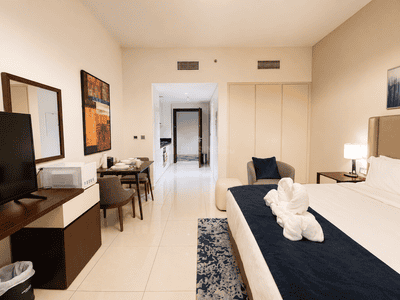 Hall Image of 377 Sq.ft 1 RK Apartment / Flat for sale in Damac Avanti Tower, Business Bay Dubai for Rs. 20017885